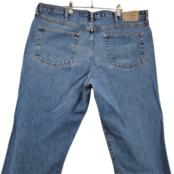 RedHead Jeans Men's Utility Straight Leg Pockets Denim Blue Size 44x32 - Picture 8 of 10